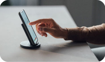 Time tracking on a digital punch clock using tablet – fast and user-friendly solution for clocking in and out of shifts.